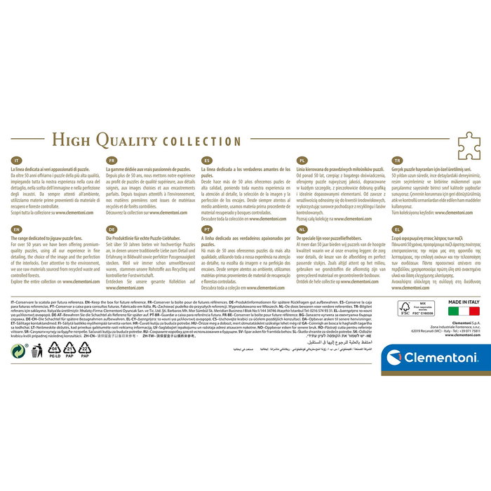 Clementoni Puzzle 1000 Piezas El Gran Canal de Venecia 39426 - Puzle Adultos +14 Años