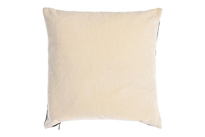 DKD Home Decor Cojin Shabby Gris Oscuro Terciopelo 10 x 45 x 45 cm (2 Unidades)