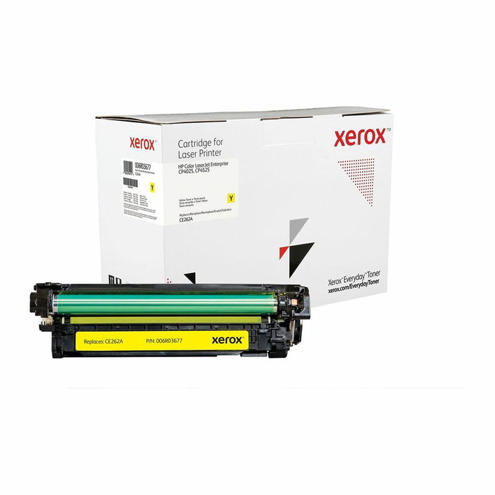 Xerox Everyday Tóner Amarillo para HP 647A CE262A Color LaserJet Enterprise CP4025 CP452 Xerox Everyday Tóner Amarillo para HP 647A CE262A Color LaserJet Enterprise CP4025 CP452