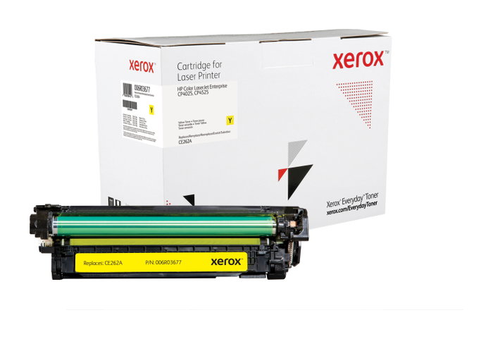 Xerox Everyday Tóner Amarillo para HP 647A CE262A Color LaserJet Enterprise CP4025 CP452 Xerox Everyday Tóner Amarillo para HP 647A CE262A Color LaserJet Enterprise CP4025 CP452