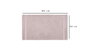 Mijölnir Toalla de Manos Rosa 50x90 cm Algodón y Bambú 550 gr/m² Suave y Absorbente para Baño de Lujo