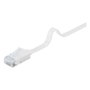 Goobay Cable de parcheo RJ45 CAT.6 U/UTP plano, 10 metros, blanco