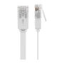 Goobay Cable de parcheo RJ45 CAT.6 U/UTP plano, 10 metros, blanco