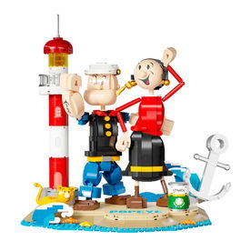 PANTASY Kit Construccion Popeye & Olivia Popeye 1500 Piezas 33cm