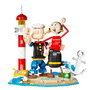 PANTASY Kit Construccion Popeye & Olivia Popeye 1500 Piezas 33cm