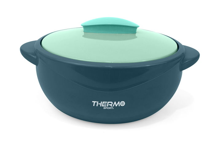 Thermosport Termo para Alimentos de Plástico 1800 ml con Dimensiones 25 x 20 x 10.5 cm (12 Unidades)