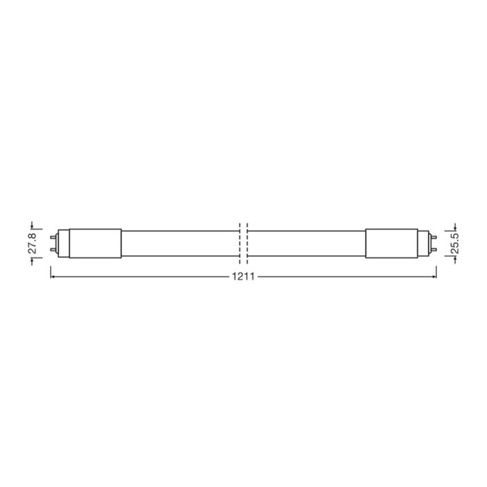 Ledvance Tubo LED T8 G13 14W 1900lm 3000K Blanco Cálido