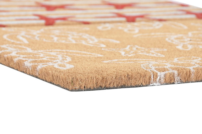 DKD Home Decor Felpudo Mediterraneo Natural Rojo Fibra Coco Goma 40 x 60 x 1.5 cm (6 Unidades) DKD Home Decor Felpudo Mediterraneo Natural Rojo Fibra Coco Goma 40 x 60 x 1.5 cm (6 Unidades)