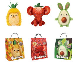 Cefa - Peluches aromatizados foodibles grandes con bolsas microperforadas para probar el aroma, modelos surtidos