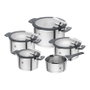 Zwilling 66870-005-0 Simplify - Juego de 5 Ollas de Acero Inoxidable