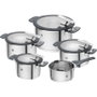 Zwilling 66870-005-0 Simplify - Juego de 5 Ollas de Acero Inoxidable