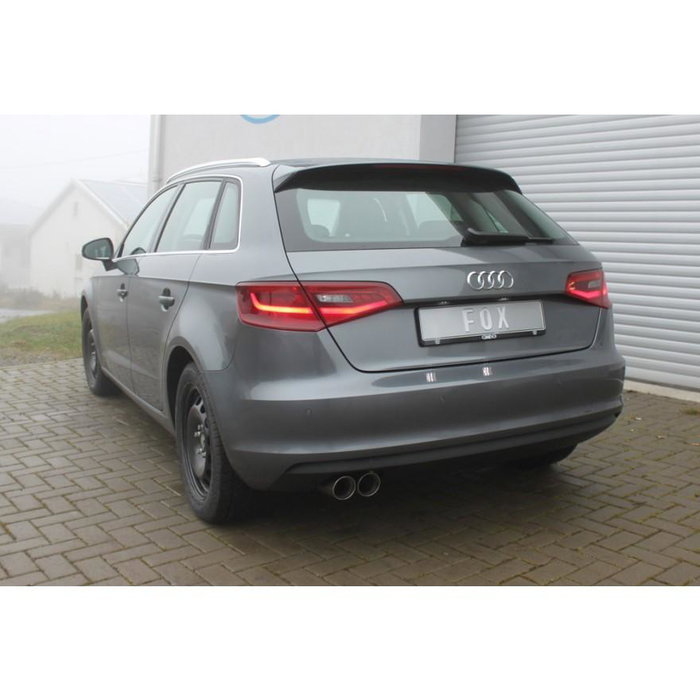 Fox - Audi A3 8V Sportback - Silencioso Trasero de Escape - Para Motorizaciones 1.2 TFSI, 1.4 TFSI, 1.6 TDI, 2.0 TDI (Desde 2012) - FXAU052007-290 Fox - Audi A3 8V Sportback - Silencioso Trasero de Escape - Para Motorizaciones 1.2 TFSI, 1.4 TFSI, 1.6 TDI, 2.0 TDI (Desde 2012) - FXAU052007-290