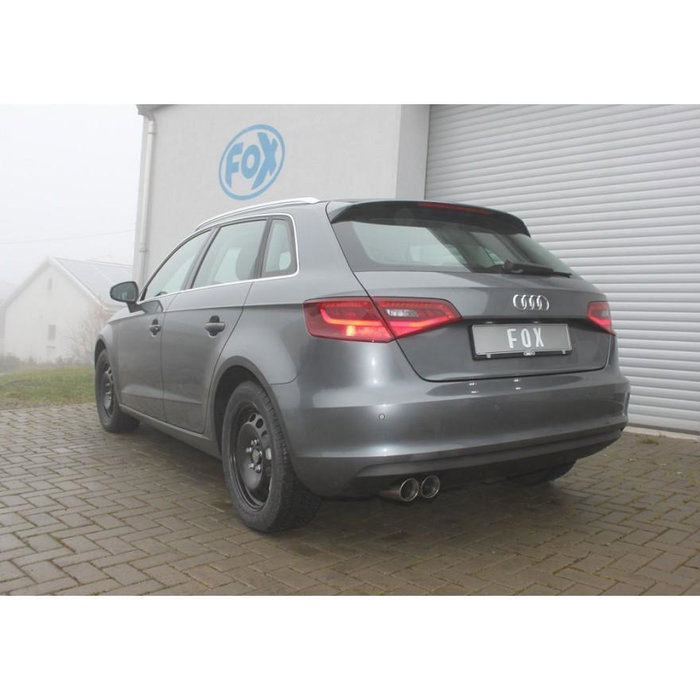 Fox - Audi A3 8V Sportback - Silencioso Trasero de Escape - Para Motorizaciones 1.2 TFSI, 1.4 TFSI, 1.6 TDI, 2.0 TDI (Desde 2012) - FXAU052007-290 Fox - Audi A3 8V Sportback - Silencioso Trasero de Escape - Para Motorizaciones 1.2 TFSI, 1.4 TFSI, 1.6 TDI, 2.0 TDI (Desde 2012) - FXAU052007-290