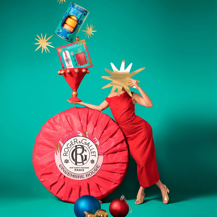 Roger & Gallet Bois d'Orange Agua Perfumada Bienestar - Estuche Regalo con Perfume 100 ml y Ambientador Mikado para Mujer