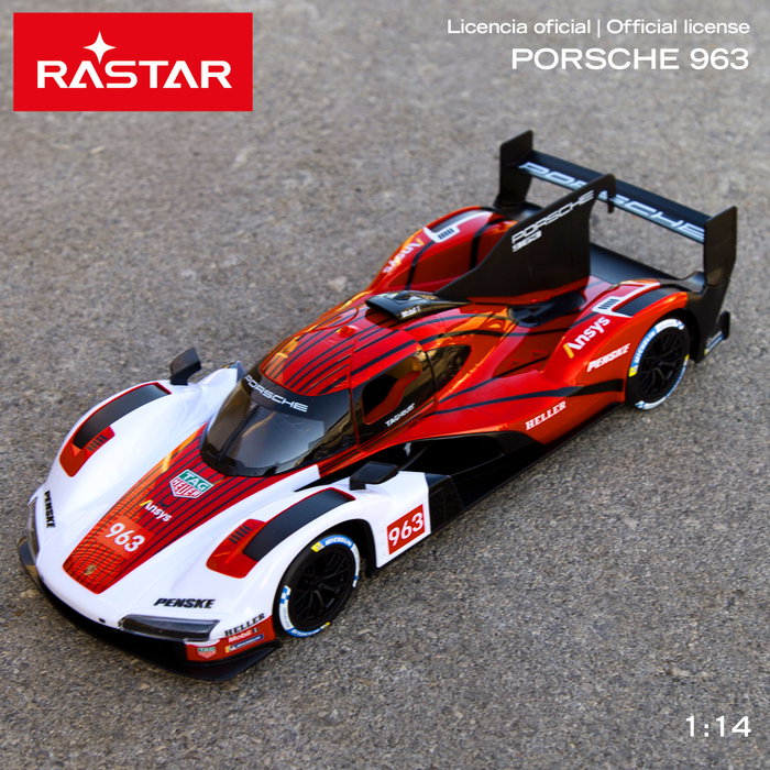 RASTAR Coche RC Porsche 9 escala 1:14