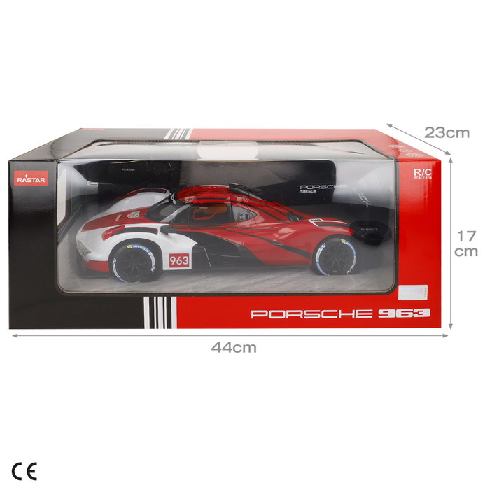 RASTAR Coche RC Porsche 9 escala 1:14