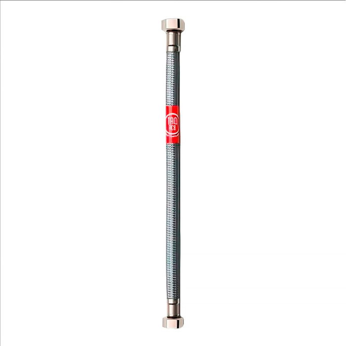 Taq Latiguillo flexible inoxidable sanitario macho-hembra 3/8 pulg, 25 cm Taq Latiguillo flexible inoxidable sanitario macho-hembra 3/8 pulg, 25 cm
