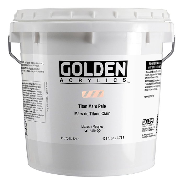 Golden Heavy Body Acrílico Titanico Marte Claro 3.78 L Golden Heavy Body Acrílico Titanico Marte Claro 3.78 L