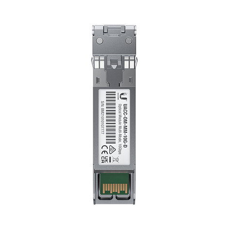 Ubiquiti Networks UACC-OM-MM-10G-D-2 Transceptor SFP+ Fibra Óptica Multi-Modo 10G 850nm LC 300m, Paquete de 2 Unidades