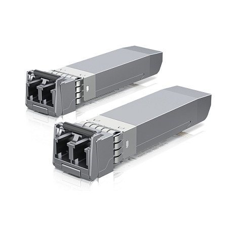 Ubiquiti Networks UACC-OM-MM-10G-D-2 Transceptor SFP+ Fibra Óptica Multi-Modo 10G 850nm LC 300m, Paquete de 2 Unidades