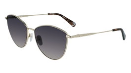 Longchamp LO155S-726 Gafas de Sol para Mujer en Dorado y Rosa