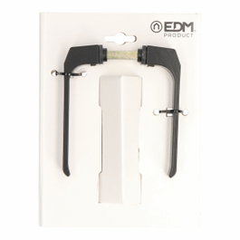 Edm Juego de manilla modelo 702 de aluminio acabado negro 32 mm