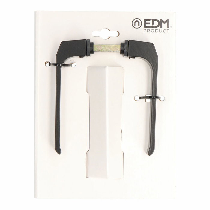 Edm Juego de manilla modelo 702 de aluminio acabado negro 32 mm