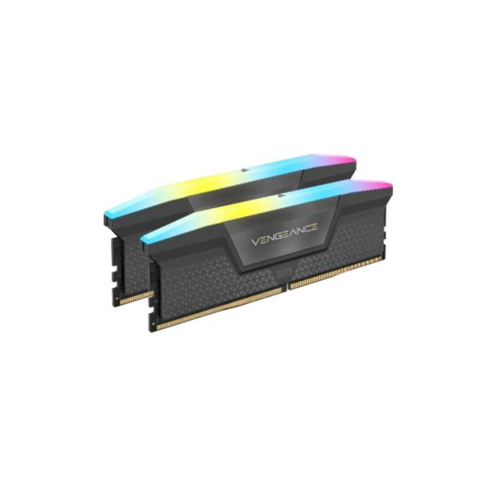 Corsair Vengeance RGB CMH64GX5M2D6000Z40 64 GB (2x32 GB) DDR5 6000 MT/s CL40 Gris Corsair Vengeance RGB CMH64GX5M2D6000Z40 64 GB (2x32 GB) DDR5 6000 MT/s CL40 Gris