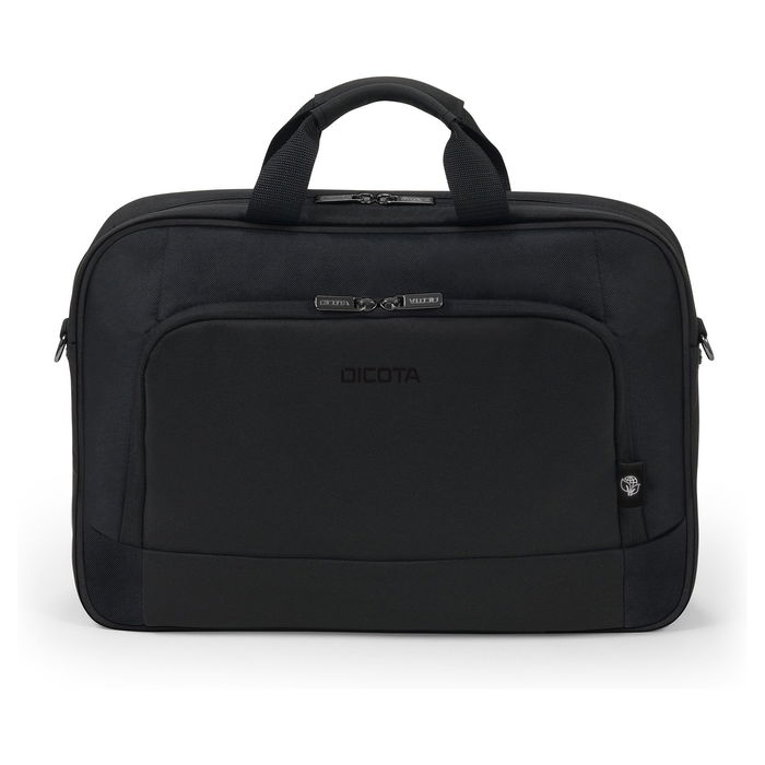 DICOTA Eco Top Traveller BASE Maletín para portátil de 14.1" (35,8 cm) Negro con Correa para Hombro