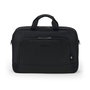 Dicota Eco Top Traveller BASE - Funda para Laptop 13-14.1" con Espuma HDF y Correa Ajustable, 300D Poliéster rPET Reciclado, Negro