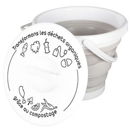 Je cherche une Idee Cubo Compost Plegable con Tapa 5 L para Cocina y Restos Orgánicos