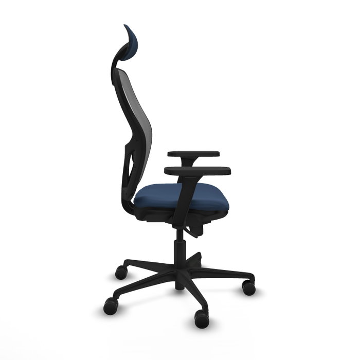 PIQUERAS Y CRESPO Silla de oficina Jorquera Sincro Azul marino y Gris