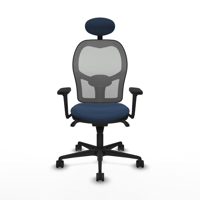 PIQUERAS Y CRESPO Silla de oficina Jorquera Sincro Azul marino y Gris