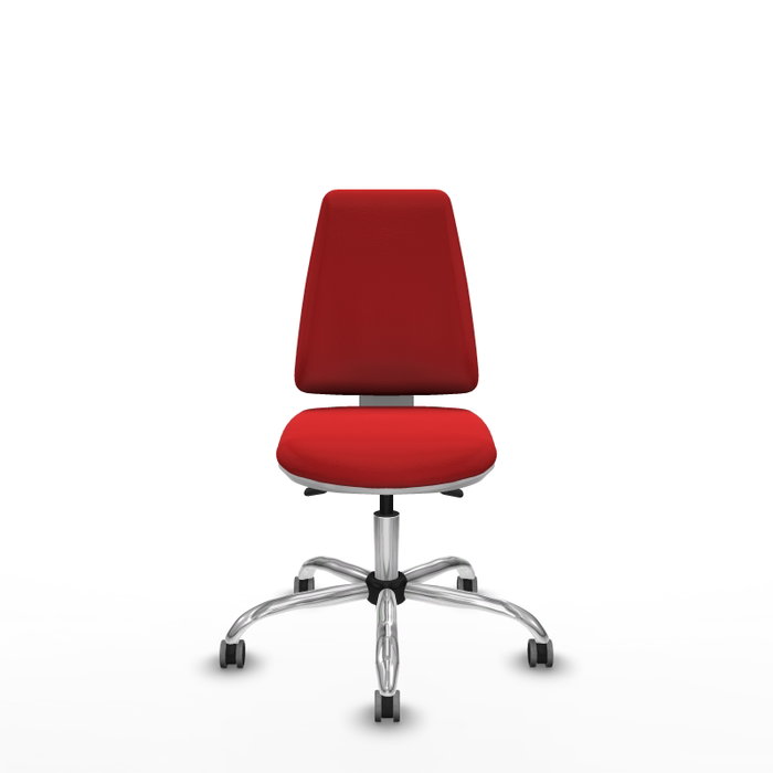 PIQUERAS Y CRESPO Silla de oficina Elche con mecanismo Asincro, Rojo y Base cromada PIQUERAS Y CRESPO Silla de oficina Elche con mecanismo Asincro, Rojo y Base cromada