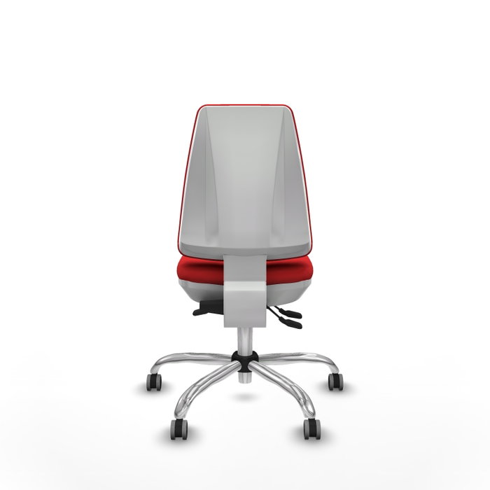 PIQUERAS Y CRESPO Silla de oficina Elche con mecanismo Asincro, Rojo y Base cromada PIQUERAS Y CRESPO Silla de oficina Elche con mecanismo Asincro, Rojo y Base cromada
