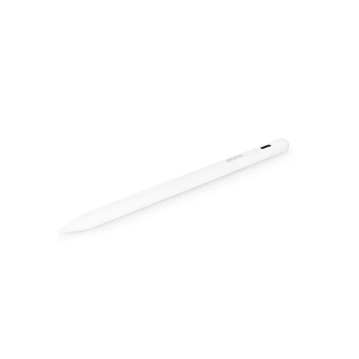 Dicota D32074 Lápiz Digital Apple Pencil Compatible para iPad, 9h Batería, Blanco Aluminio, Tableta Gráfica