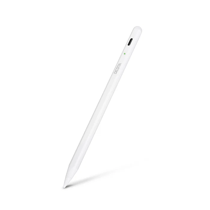Dicota D32074 Lápiz Digital Apple Pencil Compatible para iPad, 9h Batería, Blanco Aluminio, Tableta Gráfica