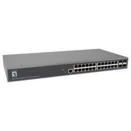 Level One GTL-2885 Switch Gestionado L3 de 24xGE y 4x10GSFP+