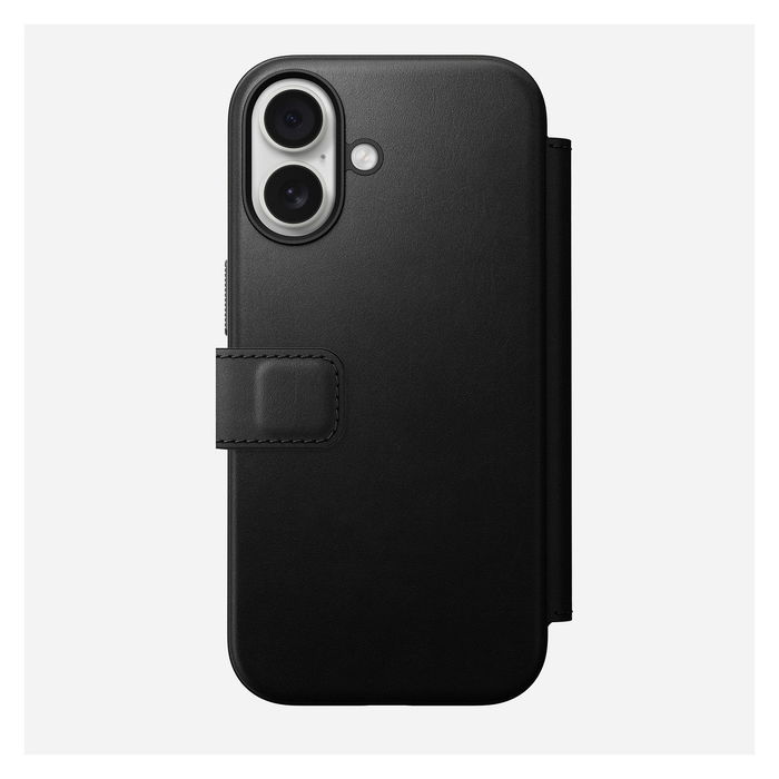 Nomad Modern Leather Folio para iPhone 17 - Negro Nomad Modern Leather Folio para iPhone 17 - Negro
