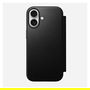 Nomad Modern Leather Folio para iPhone 17 - Negro