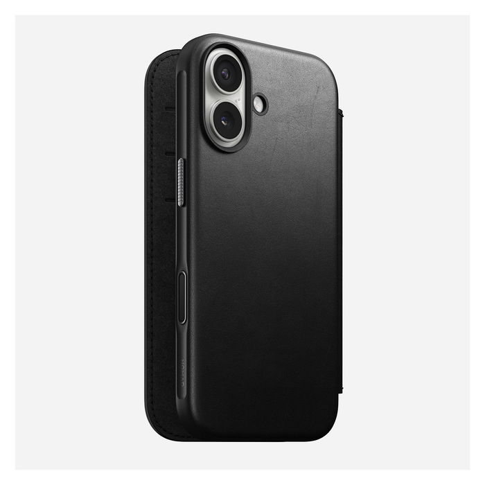 Nomad Modern Leather Folio para iPhone 17 - Negro Nomad Modern Leather Folio para iPhone 17 - Negro