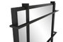 DKD Home Decor Espejo de Hierro y Cristal Negro 65x6x95 cm
