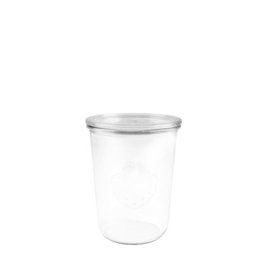 WECK Tarro de vidrio 85 cl (6 unidades) 100 mm diámetro x 90 mm alto