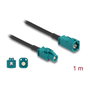 DeLOCK 90679 Cable coaxial HSD Z macho a HSD Z hembra 1 m