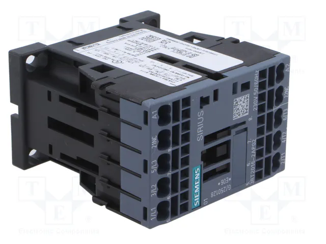 Siemens 3RT20162AP02 Contactor AC-3 4kW/400V 230VAC 3p S00