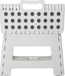 Marbueno Taburete Plegable Escalón de Plástico Color Blanco 33x26x27 cm Cocina, Baño MARBUENO SUMMER 10534B