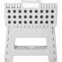 Marbueno Taburete Plegable de Plástico Blanco 33x26x27 cm