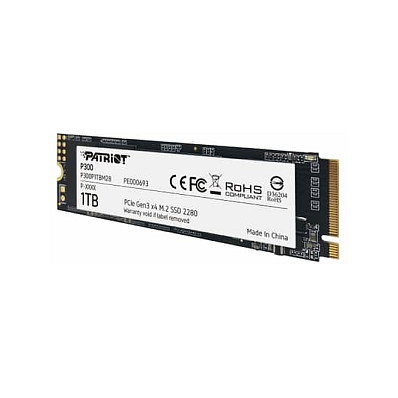 Patriot P300 SSD M.2 NVMe 1 TB PCIe 3.0 x4 (2280) 2100MB/s Lectura