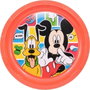 Licensing Plato PP Fácil Mickey CZ11382 Disney Apto para Niños 4 Años Plástico Reciclable Libre BPA Resistente Caídas 21.5 cm