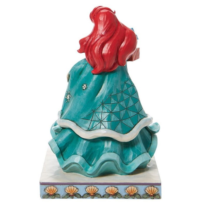 Enesco Figura Disney La Sirenita - Ariel de 18 cm en Resina de Piedra Pintada a Mano, Figura Coleccionable Hecha a Mano